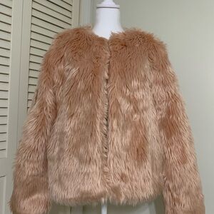 Chelsea28 Teddy Jacket in Light Brown